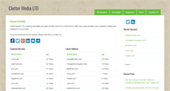 Desktop Screenshot of cluttermedia.com
